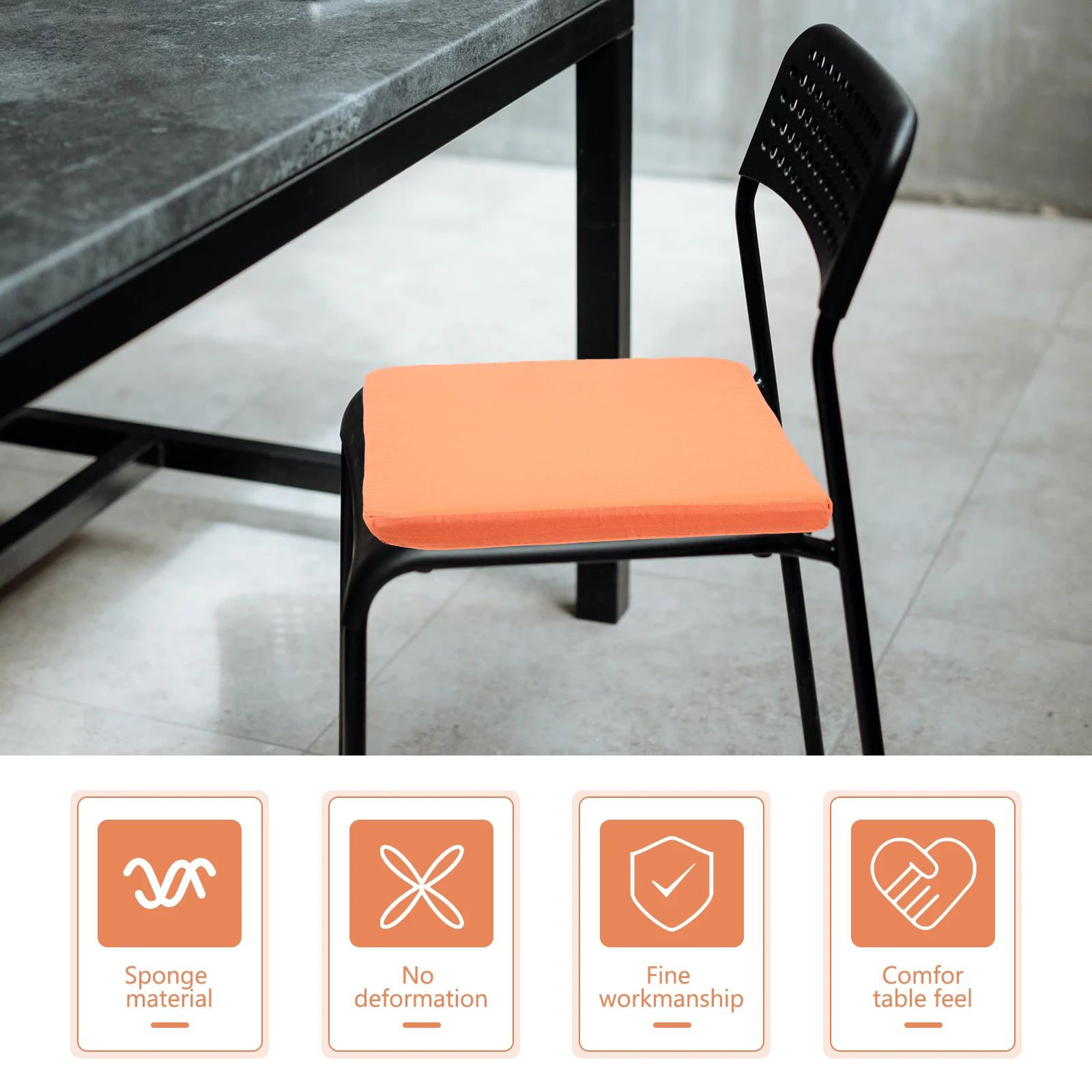 

Waterproof Seat Mat Portable Home Accessory Stool Cushion Comfortable Butt Cushion Household Office Accessory