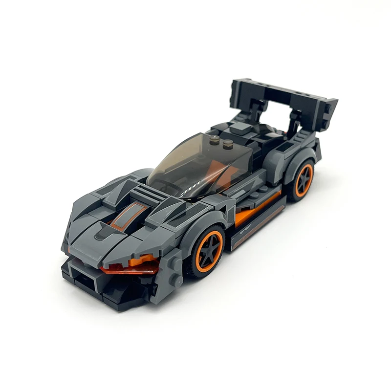 Super Racing bouwstenen bakstenen speelgoedset sportwagen creatieve liefhebbers en kinderornamenten kerstverjaardagscadeau