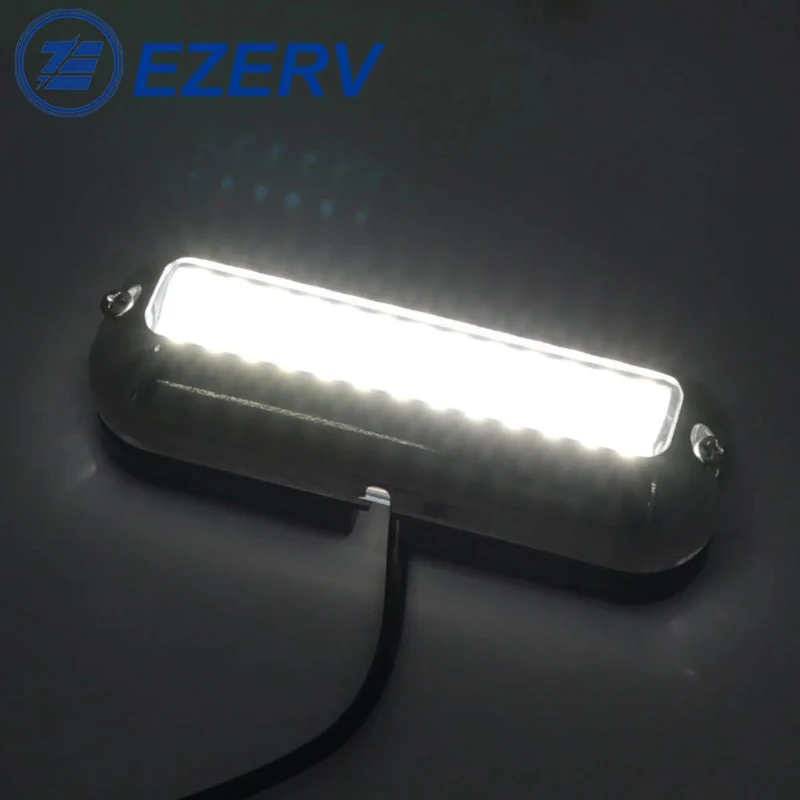

27LED marine light, IP68 waterproof, suitable for yachts, pontoons, sailboats, boat accessories, and marine lighting.
