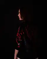 03-Marca streetwear americana, camisetas de manga corta de algodón puro de gran tamaño y holgadas de estilo oscuro para hombre.