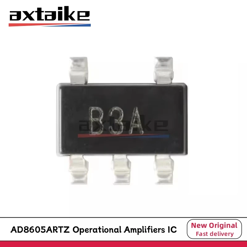 10PCS AD8605ARTZ B3A AD8605 SOT23-5 AD8605ARTZ-REEL7 Precision Low Noise CMOS Rail-to-Rail Input/Output Operational Amplifiers