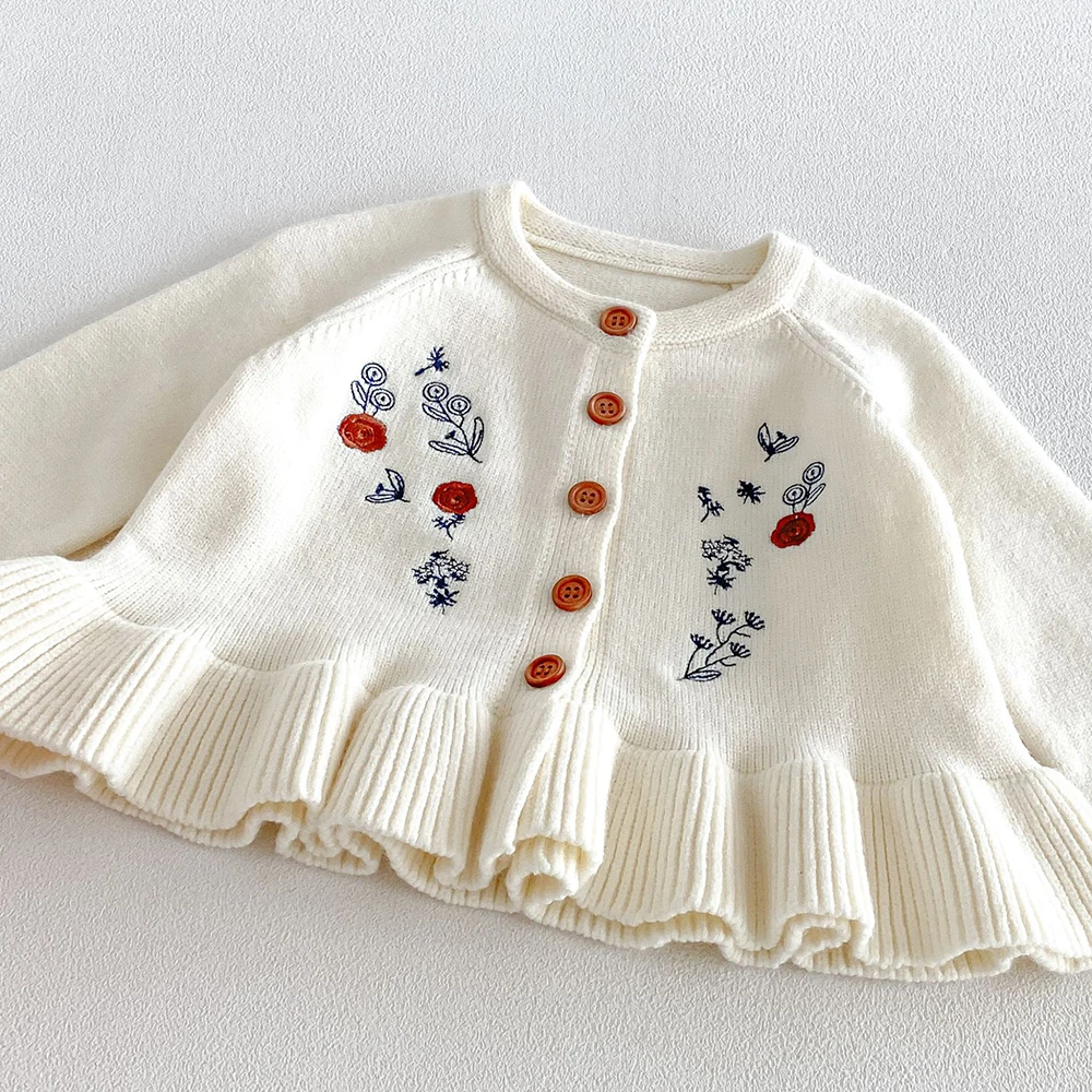 MILANCEL Kinderkleid Herbst 1-6T Süßes Blumenkleid für Mädchen Lose Kinderkleidung Koreanische Version Mädchen Prinzessinnenkleid – Detail 26