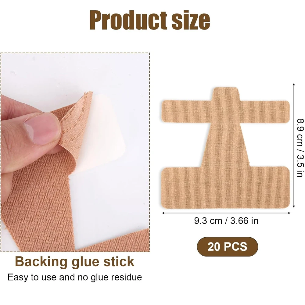 20pcs Thumb Support Tapes, Cotton Thumb Protection Tape Self Adhesive Thumbs Cover Stickers Elastic Thumbs Support Patch