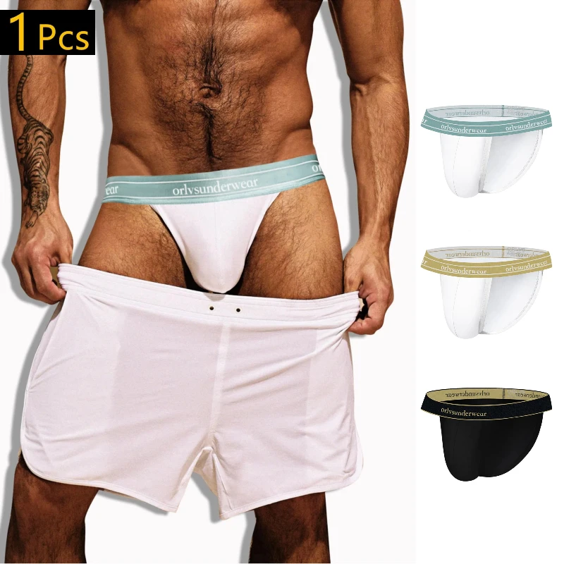 

Брендовое Мужское нижнее белье ORLVS, Новое сексуальное поступление, хлопковые удобные дышащие антибактериальные грибки, защита от грибков для мужчин