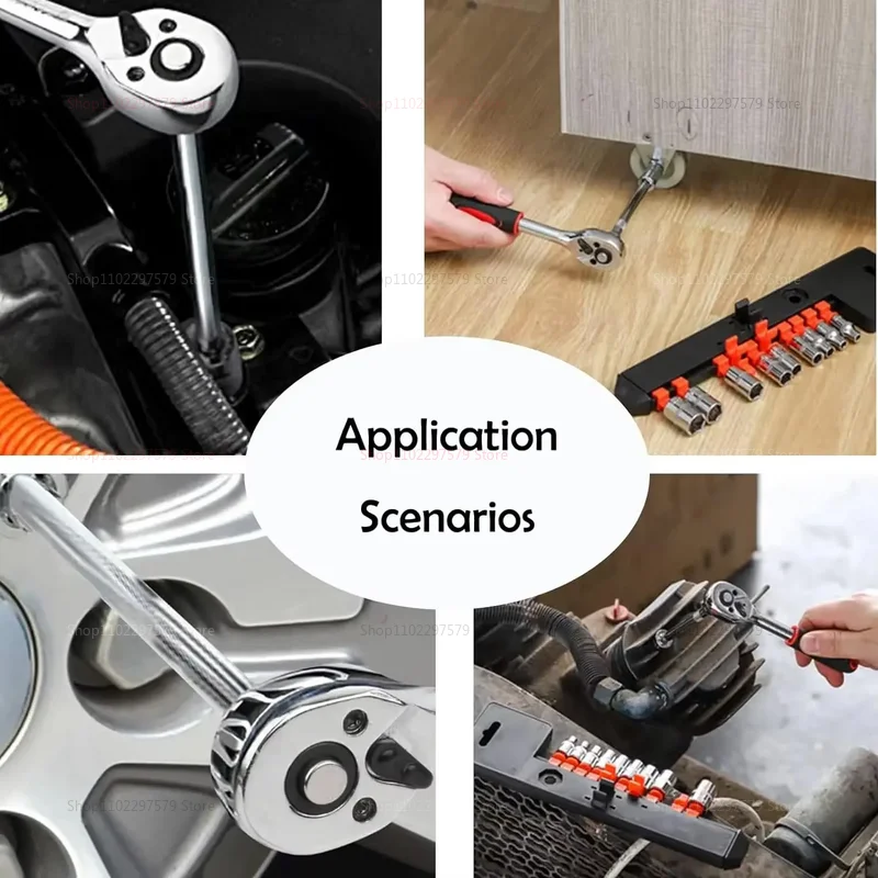 12 قطعة مجموعة مقابس السيارات مع 1/4 بوصة سريعة اسئلة وجع أدوات سداسية لإصلاح وصيانة السيارات في المرآب أو ورشة العمل