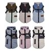 Pet Dog Jacket With Harness Winter Dog Clothes For Small Large Dogs Warm Waterproof Pet Coat Chihuahua Clothing Puppy Costumes 1