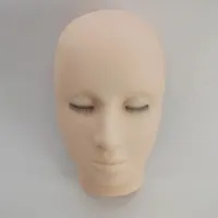 Cabeza de Maniquí de práctica de extensión de pestañas 4D, herramientas de entrenamiento de injerto con 4 capas, herramientas de maquillaje para enseñanza