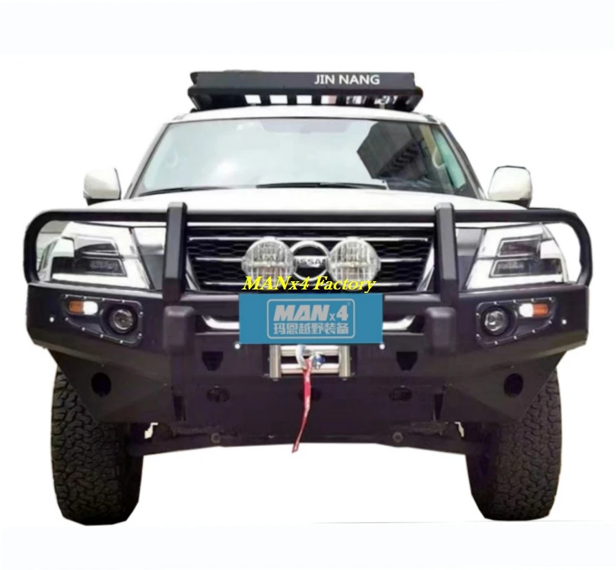

TOP Armada Bull Bar Steel Front Bumper for Patrol Y62 19+