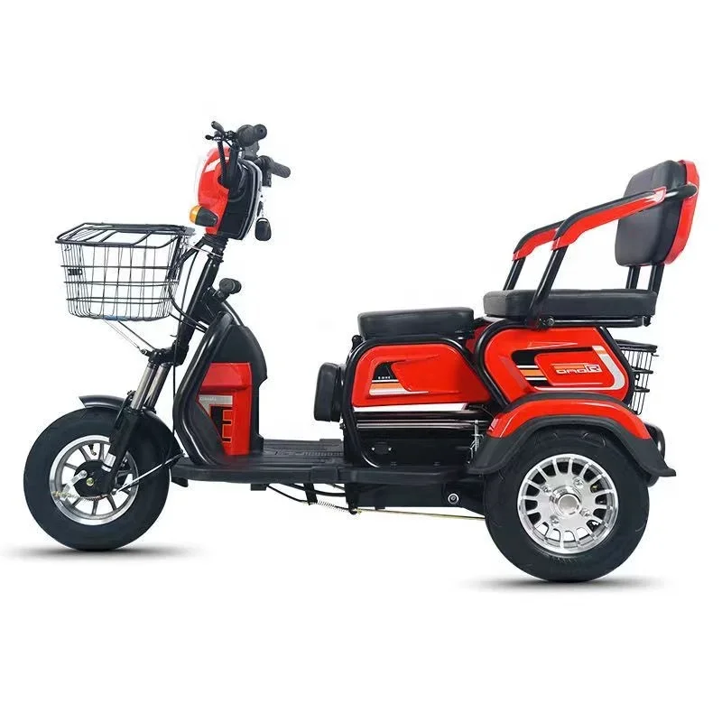 High-quality Pedal Tricycle City Electric Leisure Short Distance Travel HAMA 60V Triciclo Electrico De 2 Puertas Para 4 Plazas