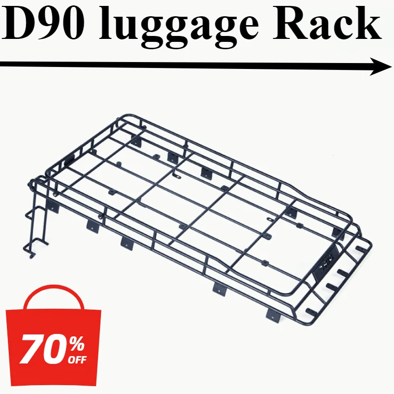 

D1RC Camel Cup Simulated Hard Shell Luggage Rack for 1/10 RC Crawler Car Land Rover Defender D110 Ice and Fire Edition Upgrade