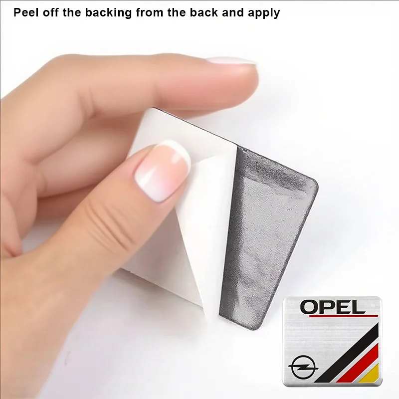 

Aluminum car parts stickers can be freely pasted on the car body For Opel Insignia Astra Antara Meriva Zafira H G Corsa