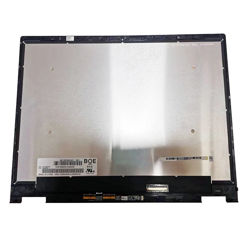 Notebook LCD Assembly For Acer SP513 54 Spin 5 SP513-54N Touch Screen Digitizer With Frame NE135FBM N41 Display Replacement
