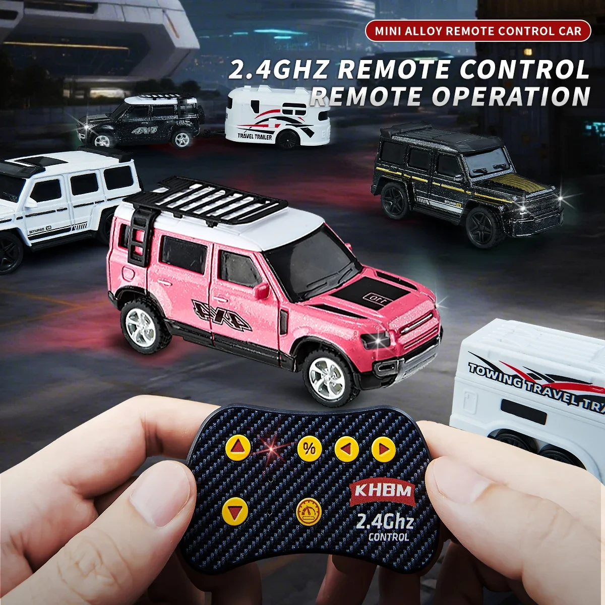 מכונית RC חדשה MINI מתכת 1/64 שליטה מרחוק נוחה לנשיאה 60 דקות של זמן עבודה מתנות לילדים צעצועים אלקטרוניים