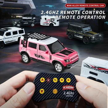New RC Car MINI Alloy 1/64 Remote Control Car Convenient to Carry 60 Minutes of Work Time…