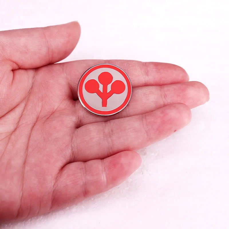 Arasaka Kamon Japan Symbol Badge Hot Game Enamel Pin Brooch Jewelry