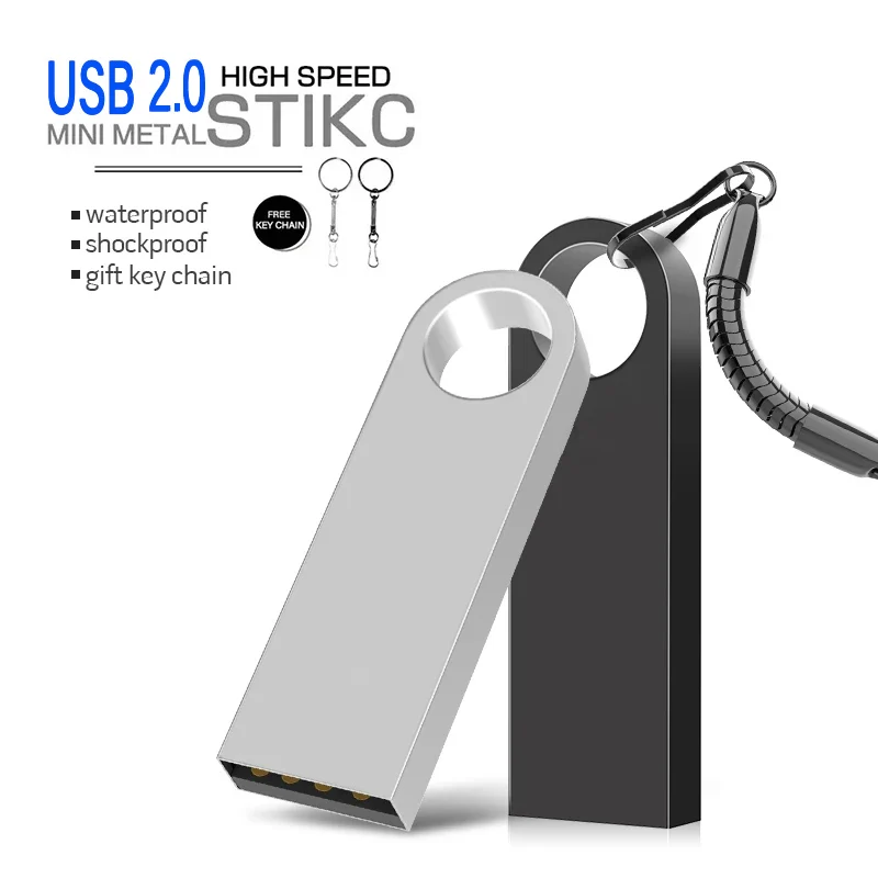 

High speed usb flash drive 2.0 metal pen drive 64GB 32GB 16gb 8gb 8gb cle usb memoria stick 128gb usb stick flash disk 256gb