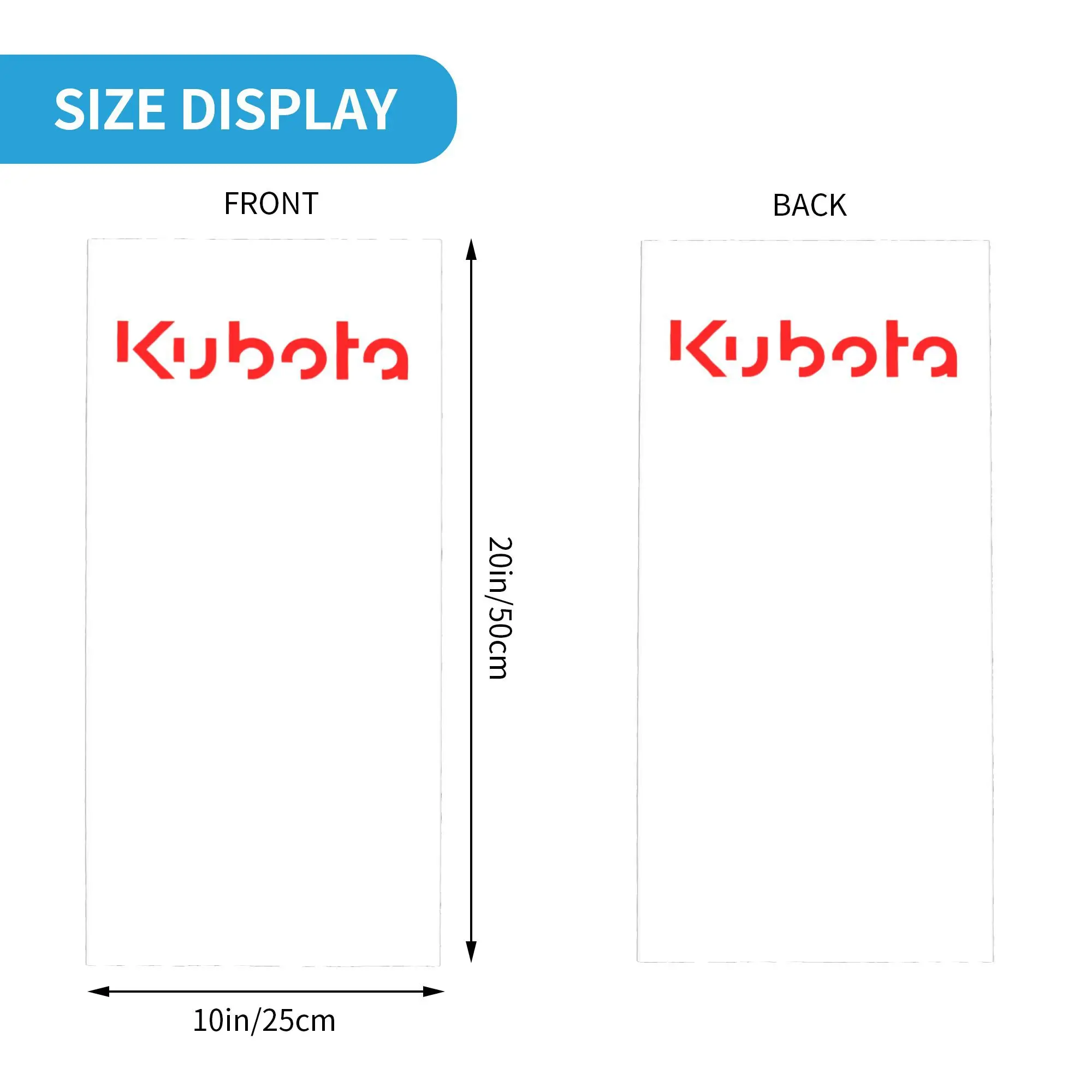 Kubota (vermelho versão) bandana pescoço capa impressa lenço facial multifuncional bandana caminhadas pesca unisex adulto inverno