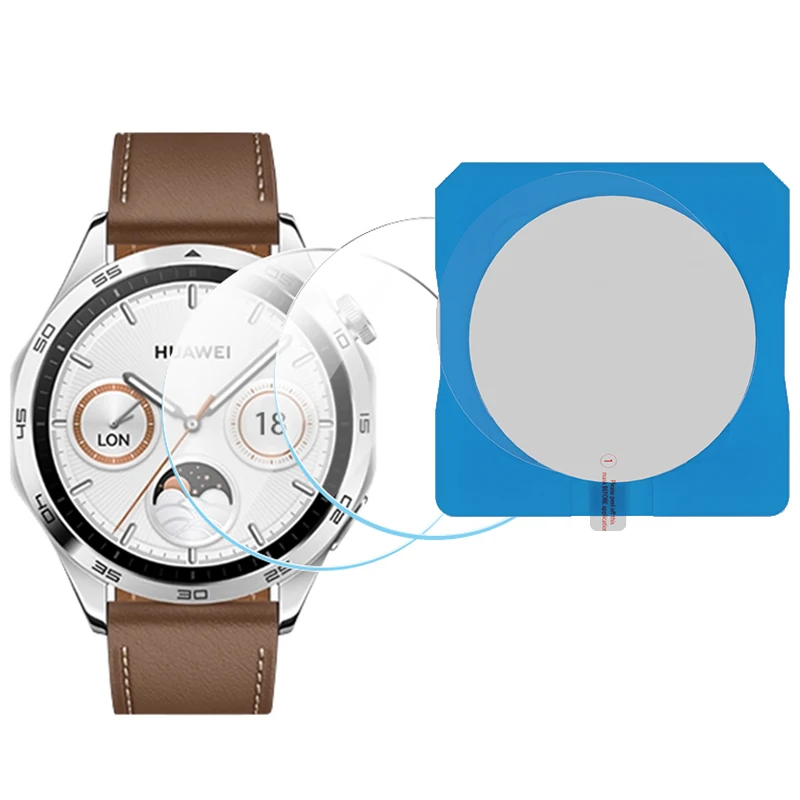 Tempered Glass Film for Huawei Watch GT 4 3 2 Pro 46mm 43mm 41mm GT4 GT3 Pro Easy Install With Alignment Tool Screen Protector