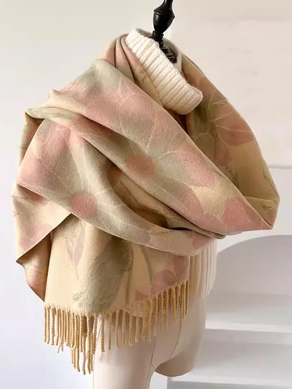 double-sided-high-quali-camere-scarf-for-women-winter-versatile-fringed-awl-ele-thi-warm-ne-protection