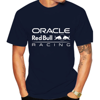 Red Bull Logo Racing Team Men Summer T-shirt Short Sleeve Women T Shirts 2025 New 100% Cotton Casual Couple Clothes Tees Tops