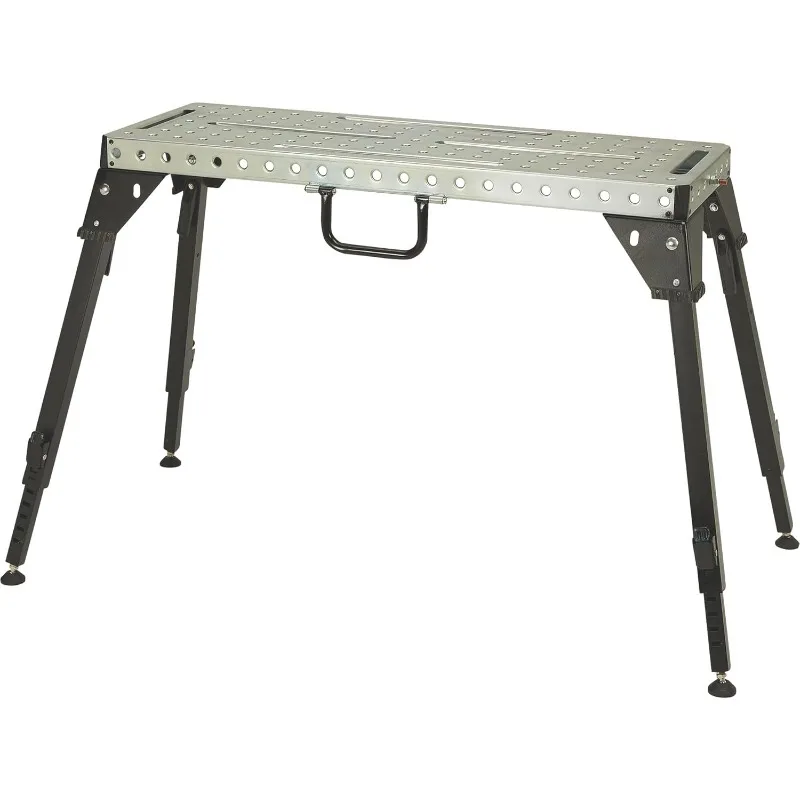 Adjustable Welding Table, Metal Work Bench Height-Adjustable Steel Table With 1000-Lb Capacity, Welding Metal Welding Tools