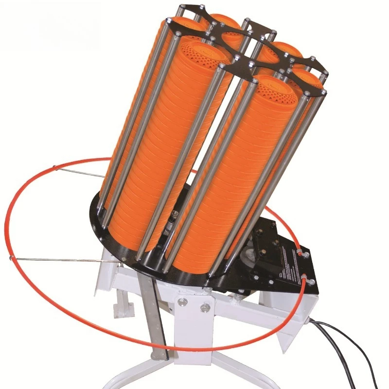 Outdoor automatic target thrower 250 discs