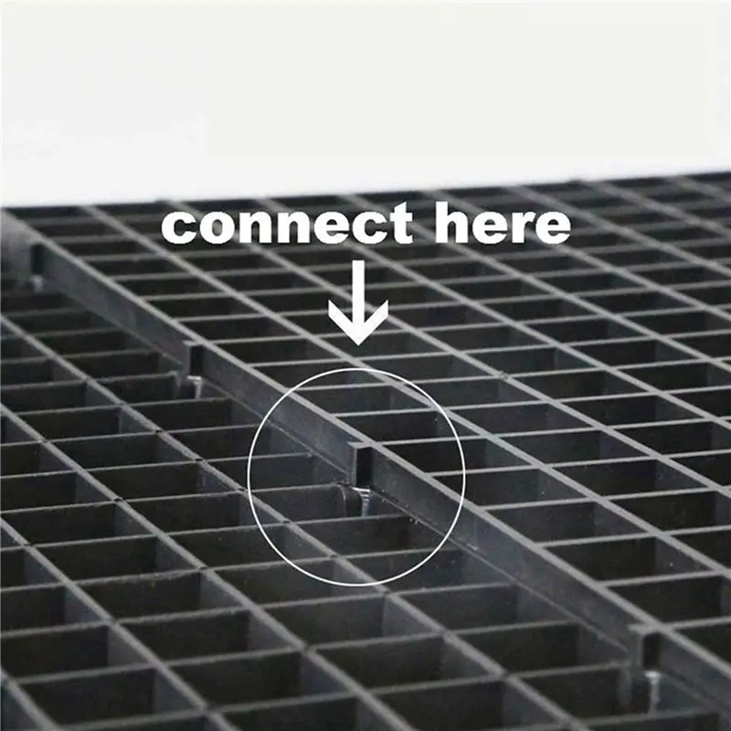 ABZC-3X Aquarium Divider Tray Plastic Mesh Aquarium Egg Box Light Diffuser, Fish Tank Divider Filter Bottom Isolation