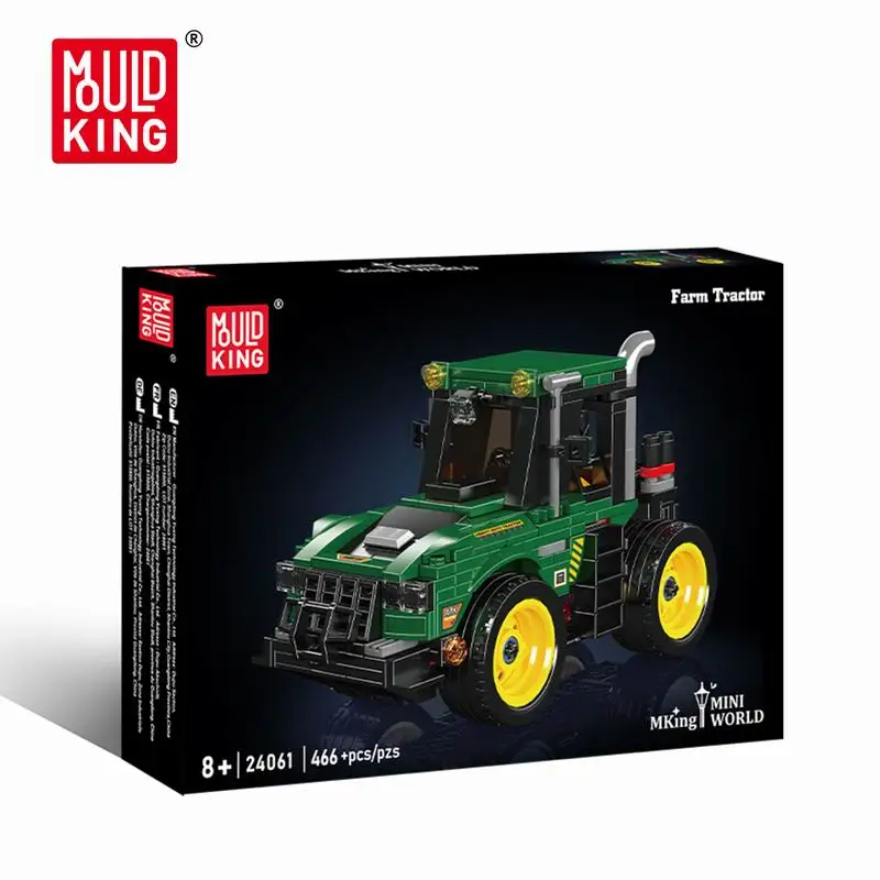 24061 Tractor Model 466pcs Building Blocks Bricks Technical MOC Assembling Model Toys for Boys Christmas Gift Set