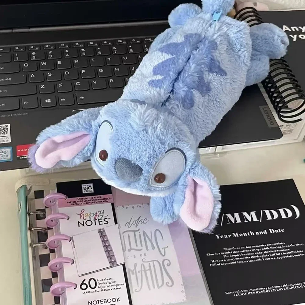 Piórnik Disney Stitch Wielofunkcyjny Organizer na Przybory Szkolne Modny Śliczny Piórnik Artykuły Papiernicze Prezent dla Dzieci
