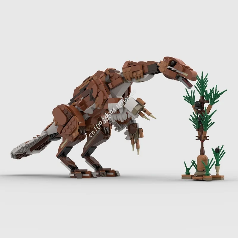 668 قطعة MOC Alxasaurus Elesitaiensis الخالق 3 1ed نموذج اللبنات العمارة لتقوم بها بنفسك هدايا عيد الميلاد فكرة لعب الاطفال عيد ميلاد