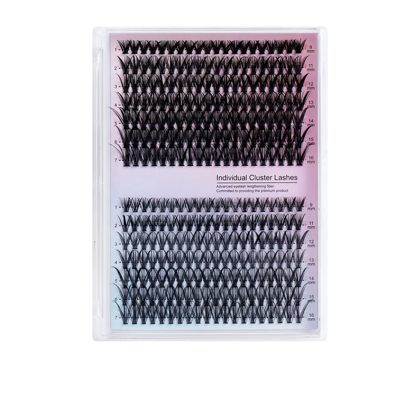 Urocze, delikatne, miękkie, naturalne, segmentowe, grube amerykańskie sztuczne rzęsy w stylu dziewczęcym, z motywem psa, do okrągłych oczu.