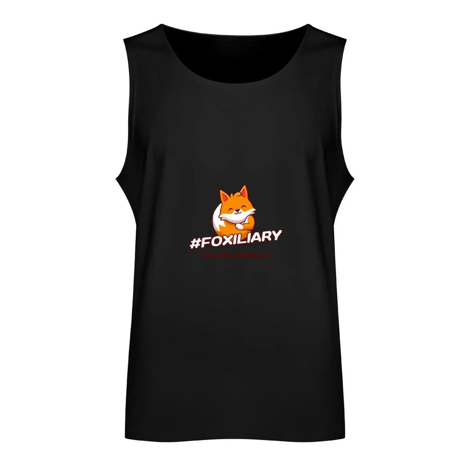 Foxiliary: I'm with the babes! Tank Top anime gym accessories man men gym clothing bodybuilding man