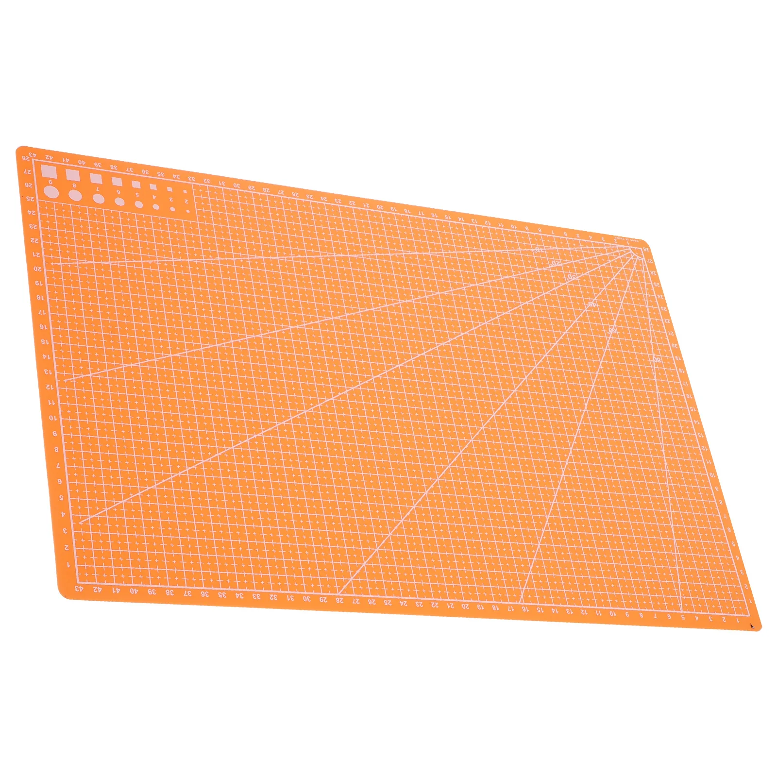 

Dual-Sided Self-Healing Cutting Mat For Sewing Fabric Art Pp Sturdy Reusable Grid Craft Board Large 18X24Inch With Rotary Cutter