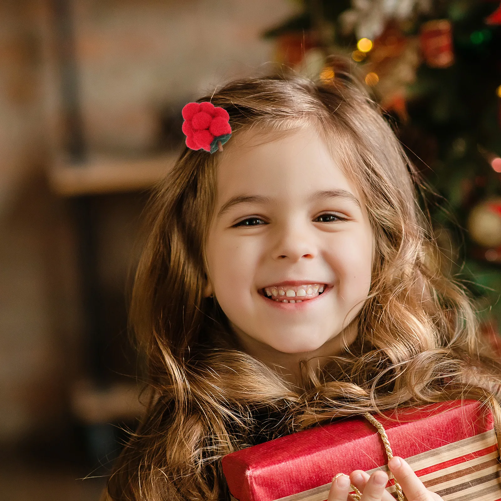 

3 Pcs Simulated Fruit Hair Accessories Felt Material Durable Lightweight Craft Supplies Hairpin For DIY Projects Cartoon Toy