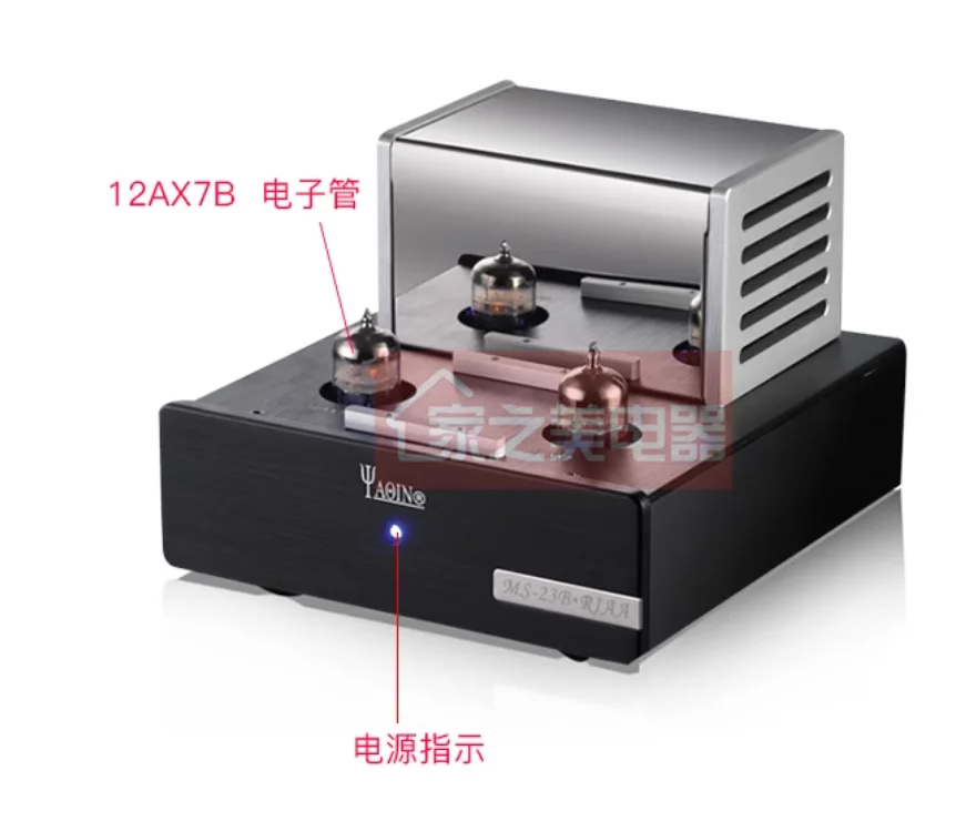 YAQIN MS-23B Hifi Tube Phono Amplifier ECC83 / 12AX7 Preamplifier Preamp Tube Amp MS23B RIAA Dynamic Crystalline Sound