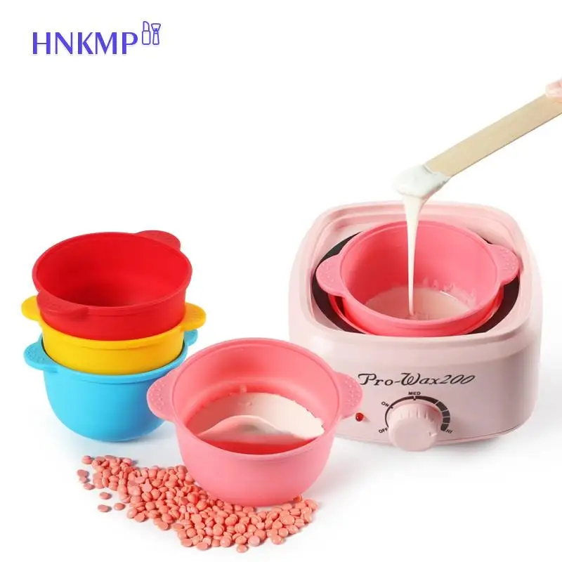 400ml Wax Warmer Heat-resisting Silicone Bowls Hair Removal Wax Replacement Pot