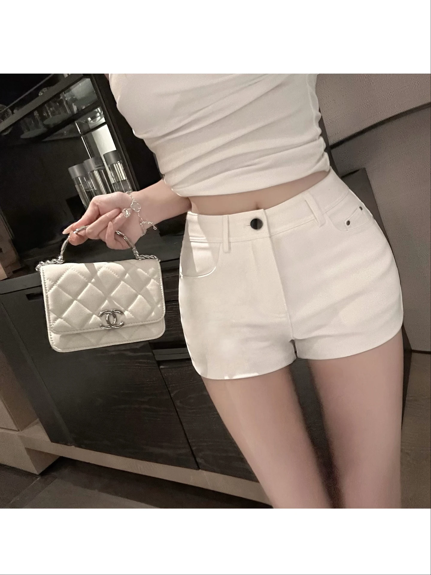 

Новые универсальные шорты-леггинсы Luna 410 с высокой талией для женщин: модные летние облегающие шорты с завышенной талией