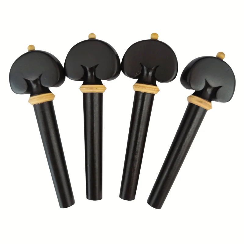 20pcs high quality Ebony Violin Tuning Pegs knobs 4/4 size, violin parts accessories