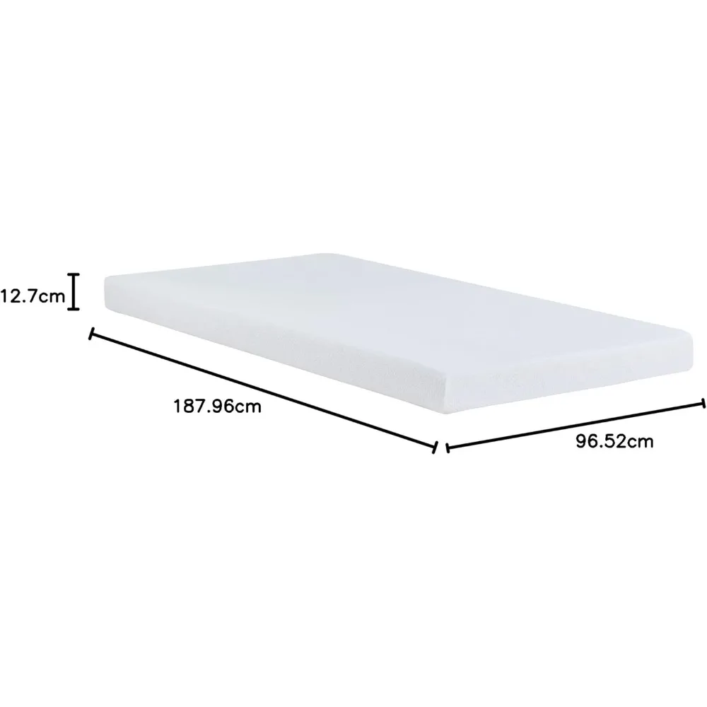 Linenspa 5 Inch Gel Memory Foam Mattress, Firm Mattress, Low Profile Bed Full/Twin/Twin-XL/Queen optional 5 Inch Mattress