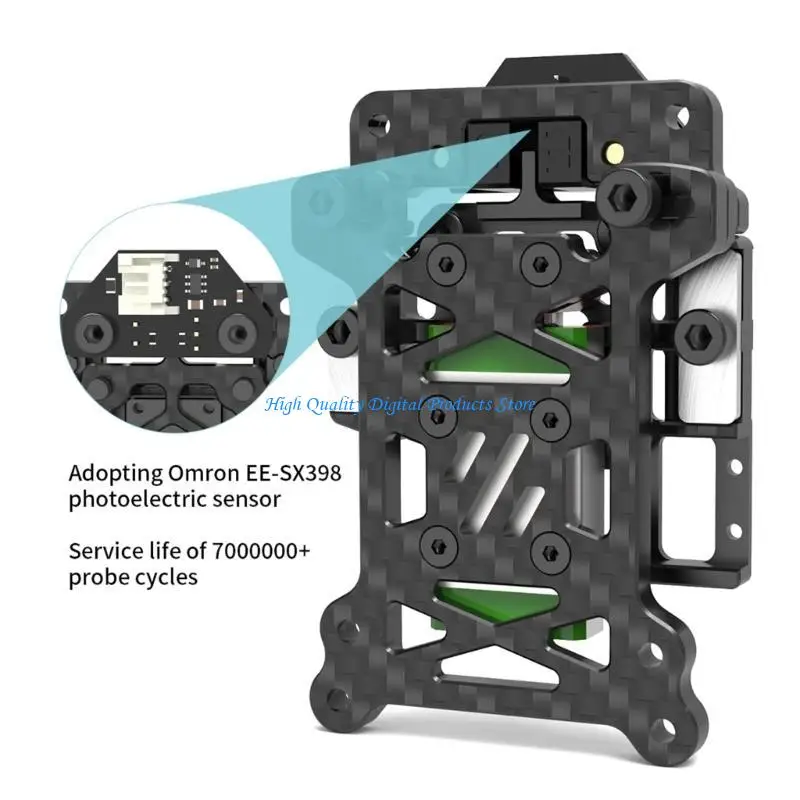 U2JE 탄소 섬유 탭 레벨링 센서 인쇄 액세서리 VORON 2.4 프린터