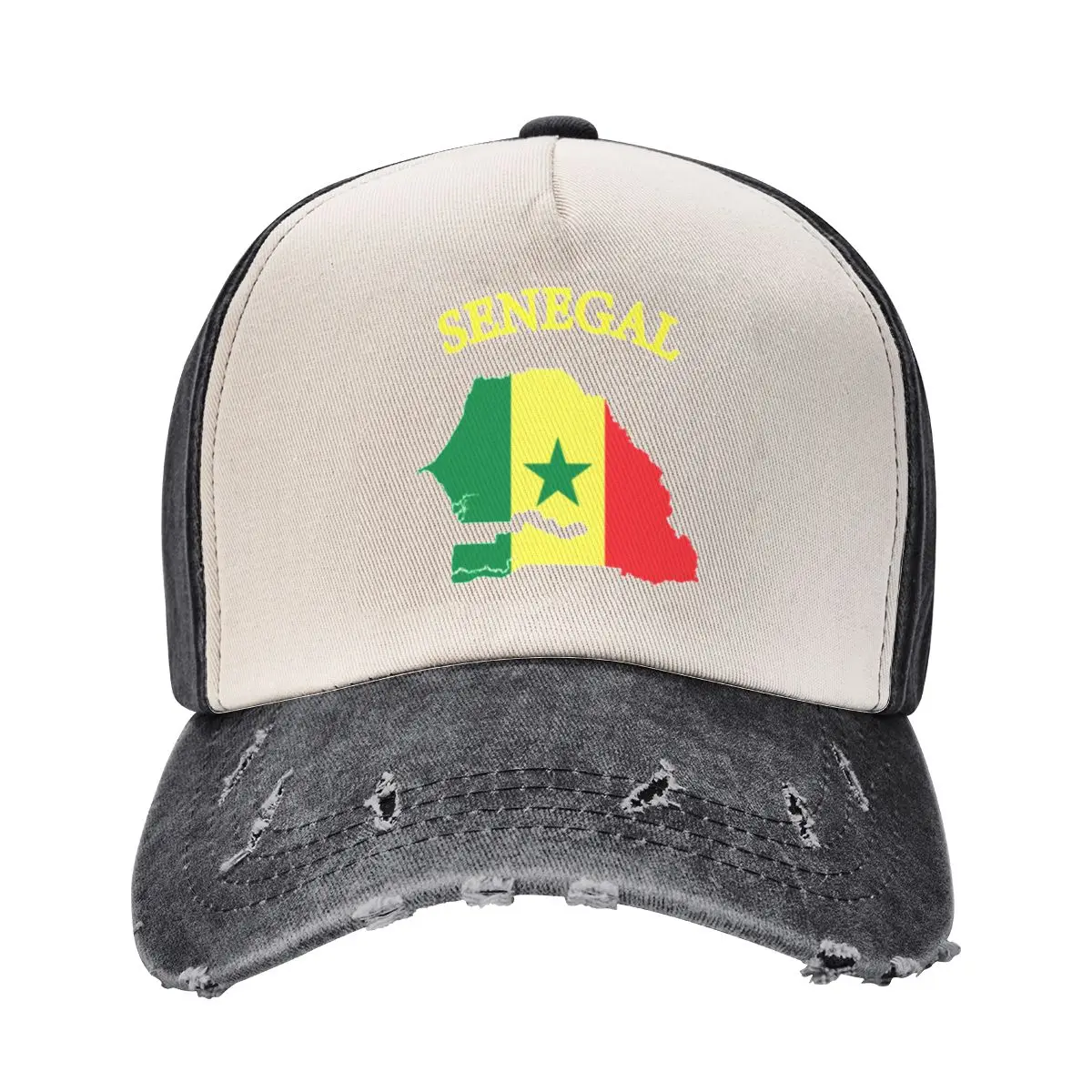 Flag Of Senegal Baseball Cap Sports Cap Snap Back Hat Sun Hats For Women Men's