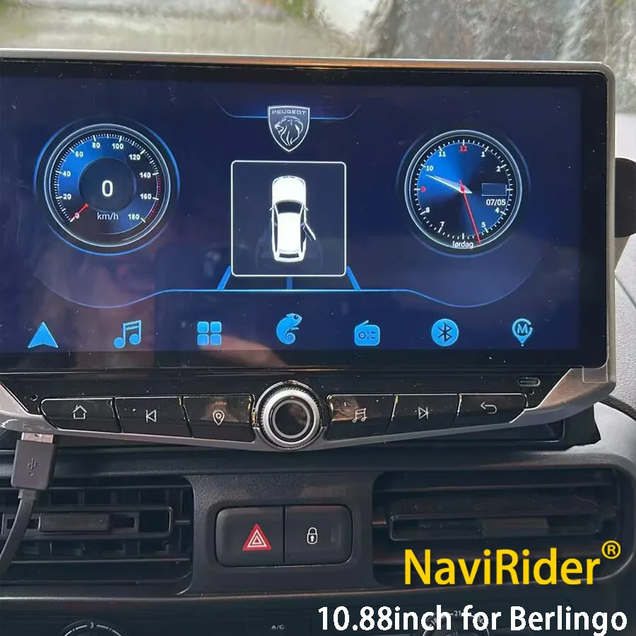 Para Citroen Berlingo Opel Combo PEUGEOT PARTNER Furgon 10,88 pulgadas reproductor de vídeo Multimedia Android para coche unidad principal de navegación GPS