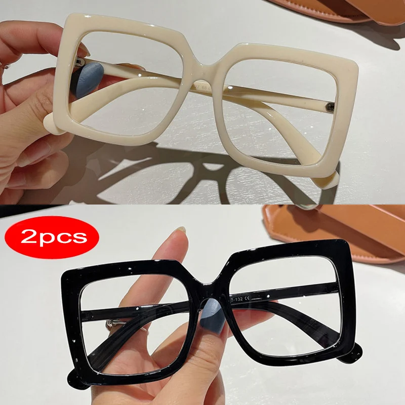 2 Pcs Clear Lens Gl…