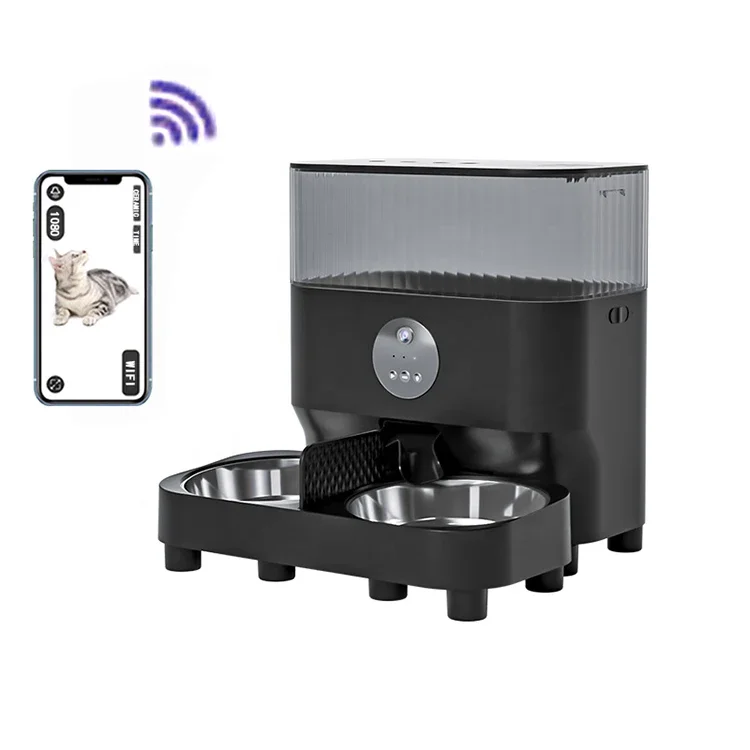 DRESSPET New Design App WIfi Control Smart Pet Feeder Video Voice Multifunction Automatic Feeder