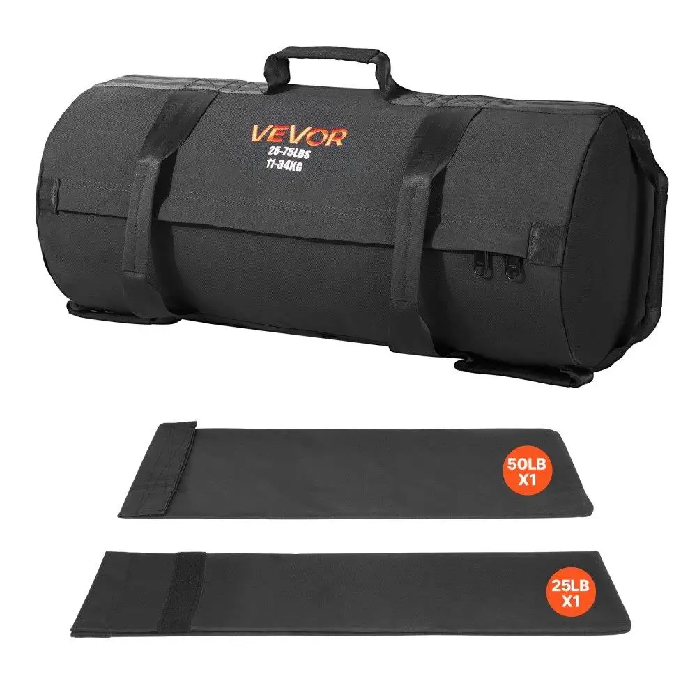 

Heavy Duty Workout Sandbag Fitness Training Bag for Adjustable Weight 25 to 75 Pounds