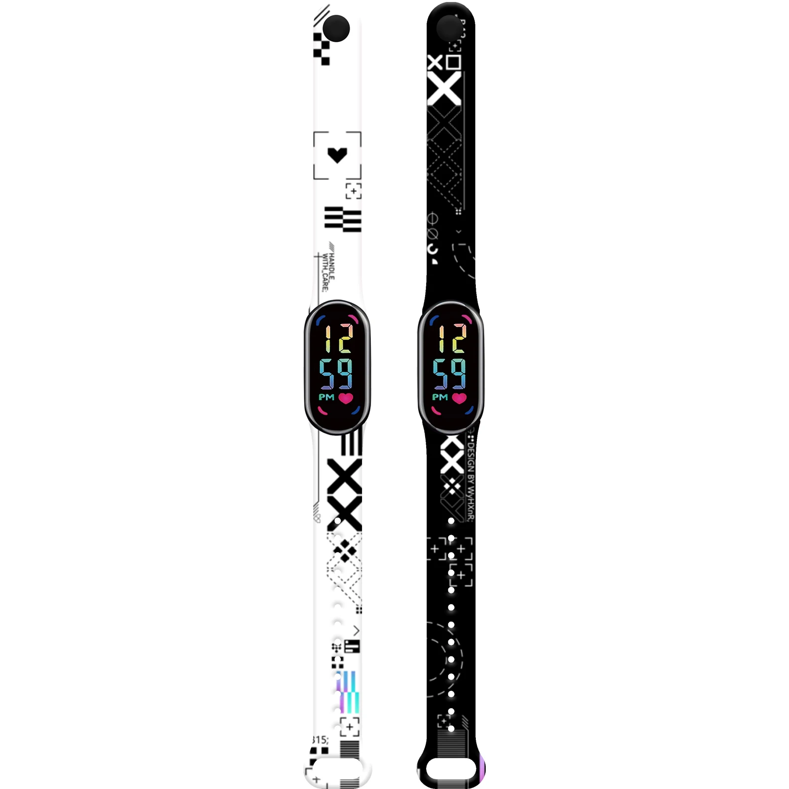 

Cool stylish Printed Band for Xiaomi Mi Band 10 Wrist Strap Replaceable Bracelet for Mi Band 9 8 Wristband Watchband for Gift