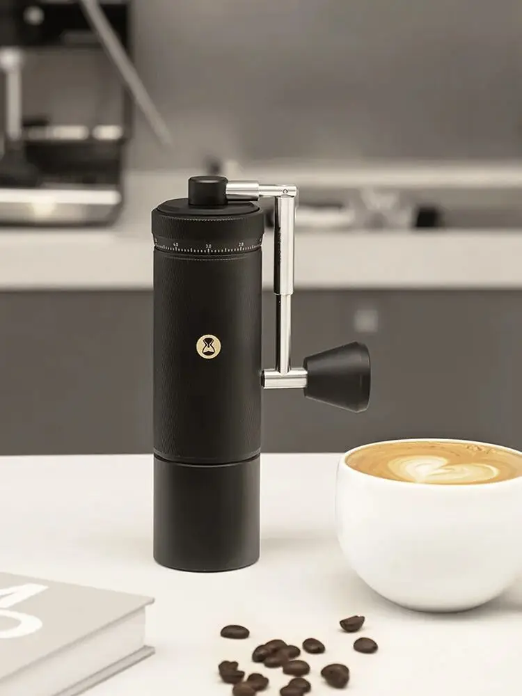 TIMEMORE Chestnut S3 30 g Fassungsvermögen, manuelle Kaffeemühle, faltbarer Griff, schwarze Espressomühle aus Aluminiumlegierung