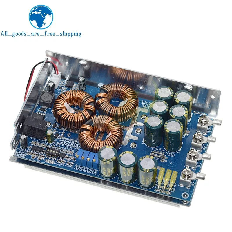 

High Power Charging Power Supply 1500W 50A DC-DC 10.5-60V to 15-70V Step Up Boost Converter Voltage Regulator Power Transformer