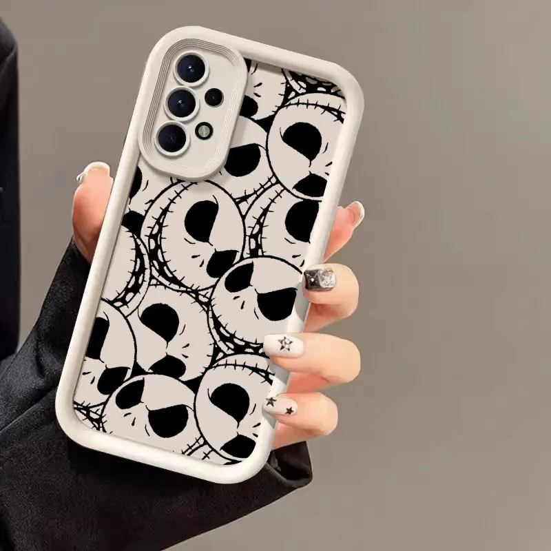 Jack Sally Skellington Art Case For Samsung Galaxy A57 A56 5G A37 A36 A17 A07 A26 A16 A06 A55 A52 A14 A73 A34 Soft Silicon Cover view 5