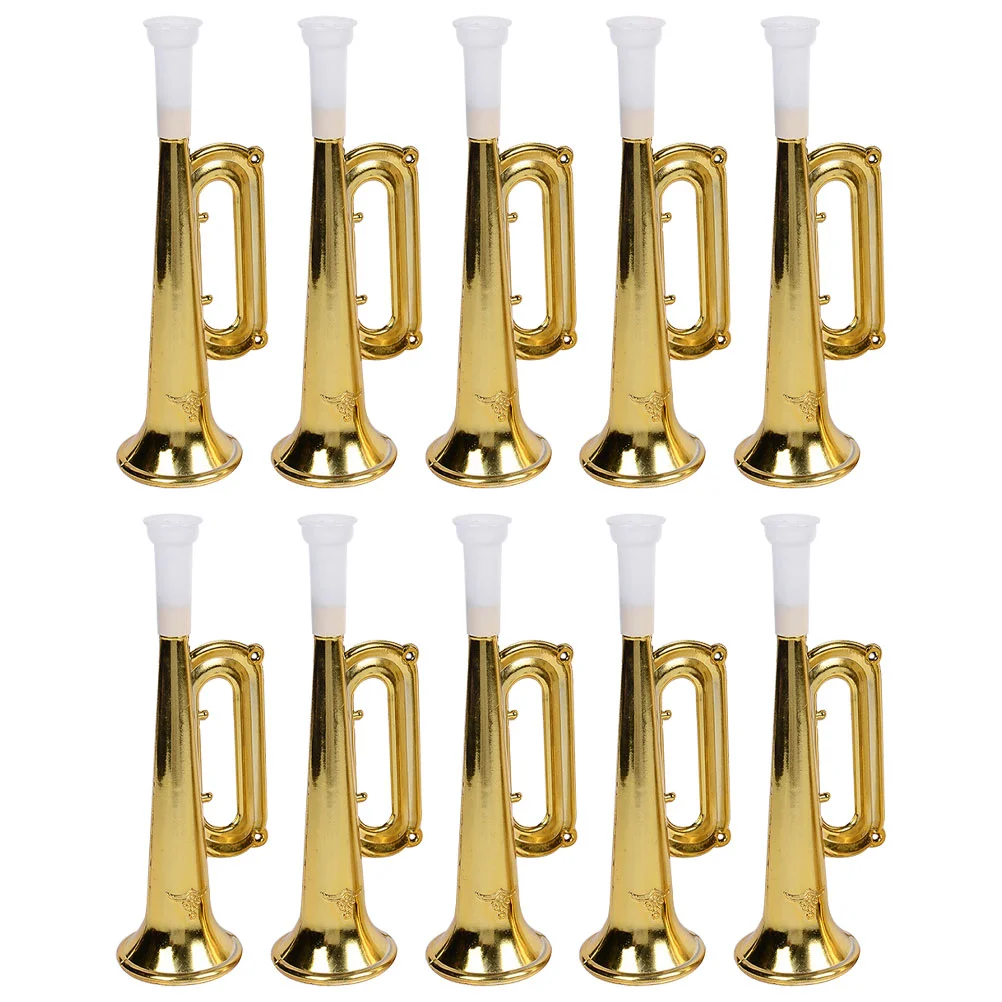 

10 Pcs Accessories Trumpet Cheering Horn Child Air Pump Loud Sound Abs Kids Toy Gathering